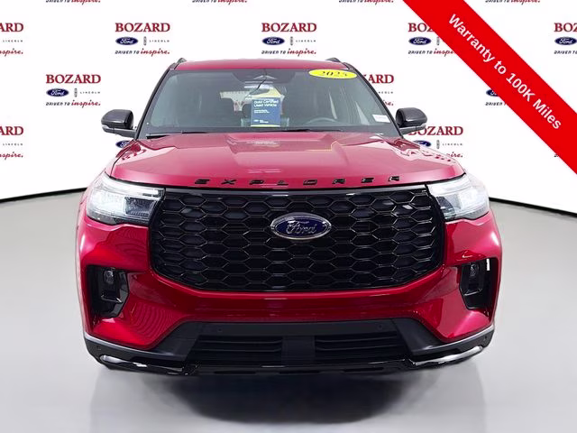 2025 Red Metallic Ford Explorer ST-Line RWD SUV