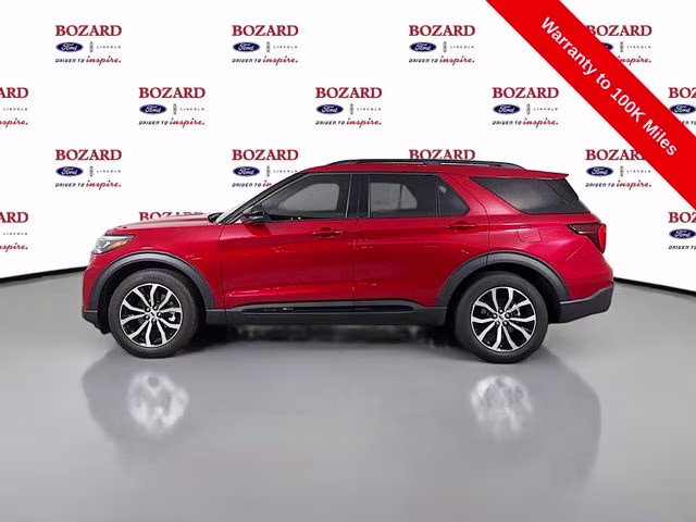 2025 Red Metallic Ford Explorer ST-Line RWD SUV