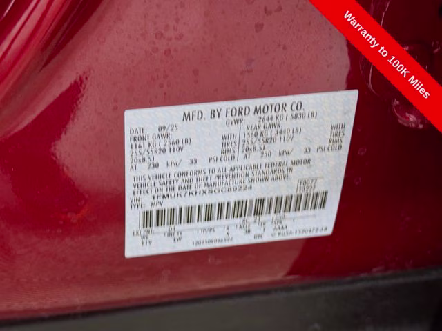 2025 Red Metallic Ford Explorer ST-Line RWD SUV