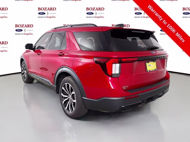 2025 Red Metallic Ford Explorer ST-Line RWD SUV