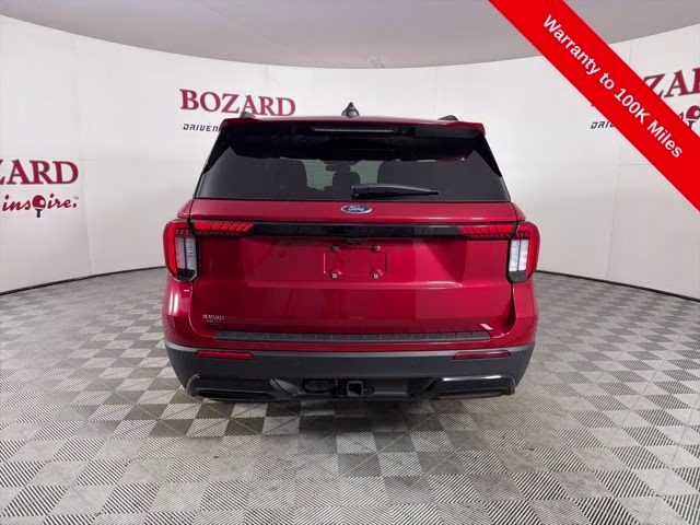 2025 Red Metallic Ford Explorer ST-Line RWD SUV