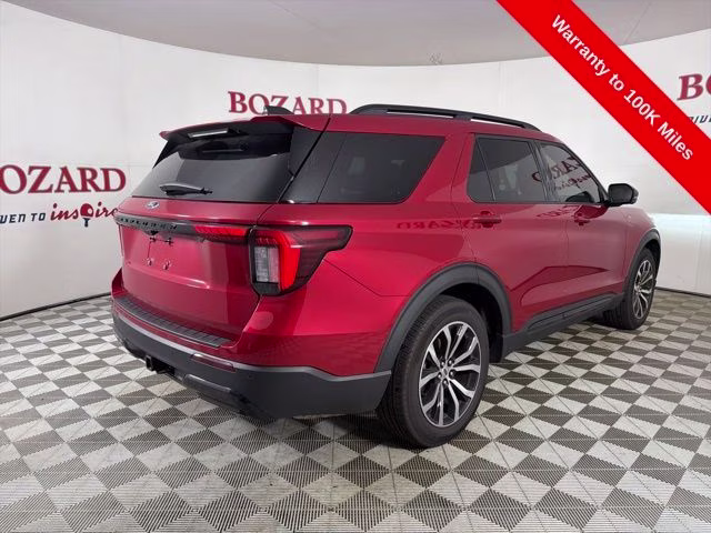 2025 Red Metallic Ford Explorer ST-Line RWD SUV