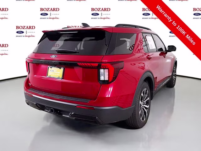 2025 Red Metallic Ford Explorer ST-Line RWD SUV