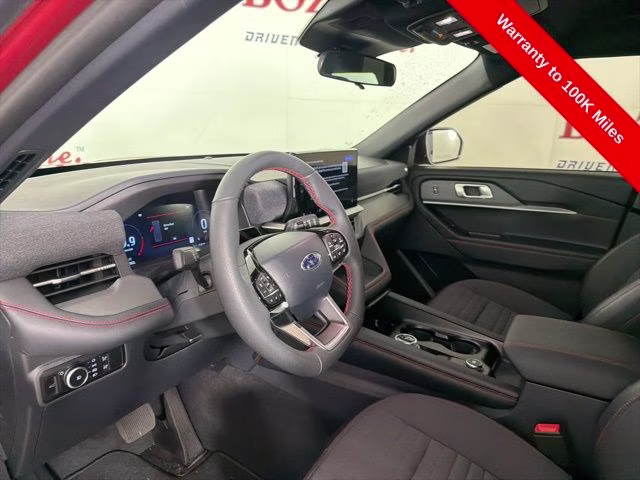 2025 Red Metallic Ford Explorer ST-Line RWD SUV