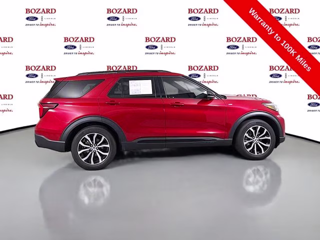 2025 Red Metallic Ford Explorer ST-Line RWD SUV