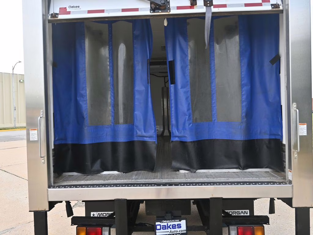 2019 White Isuzu NPR XD Refrigerated Truck