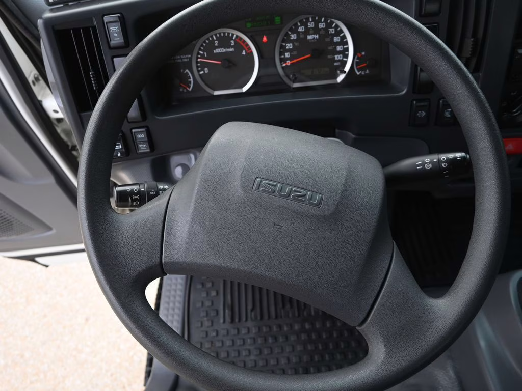 2019 White Isuzu NPR XD Refrigerated Truck