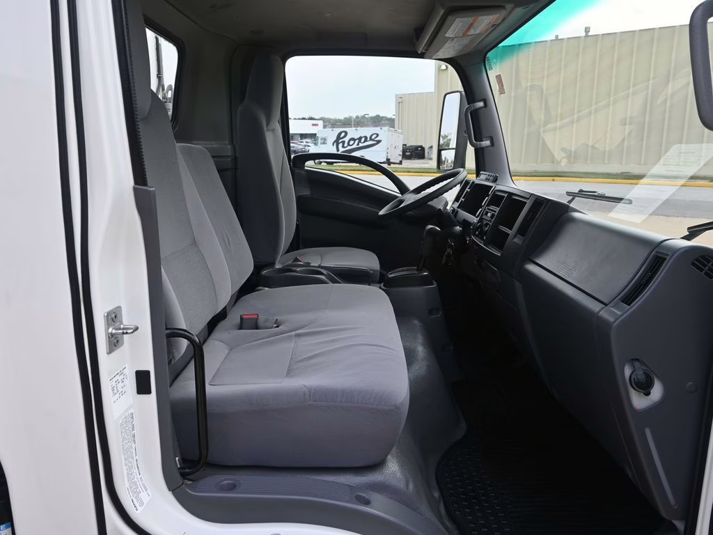 2019 White Isuzu NPR XD Refrigerated Truck