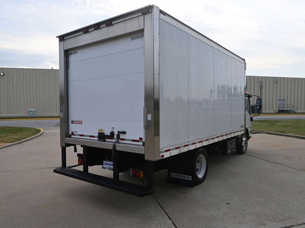 2019 White Isuzu NPR XD Refrigerated Truck