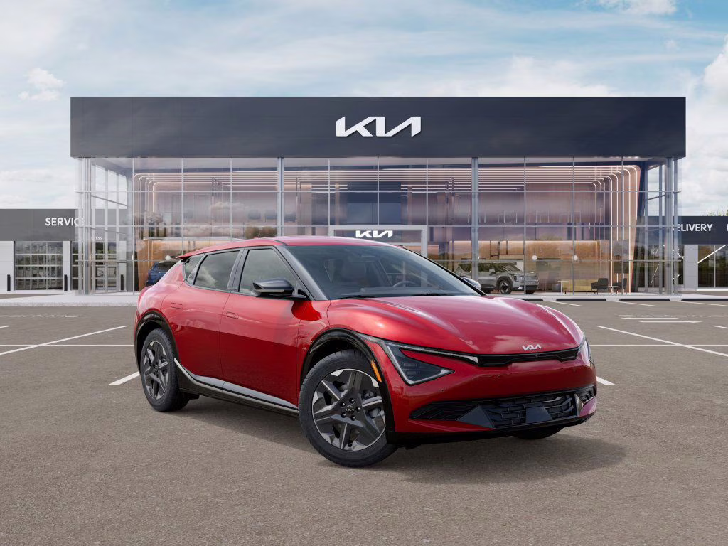 2025 Runway Red Kia EV6 Light AWD SUV