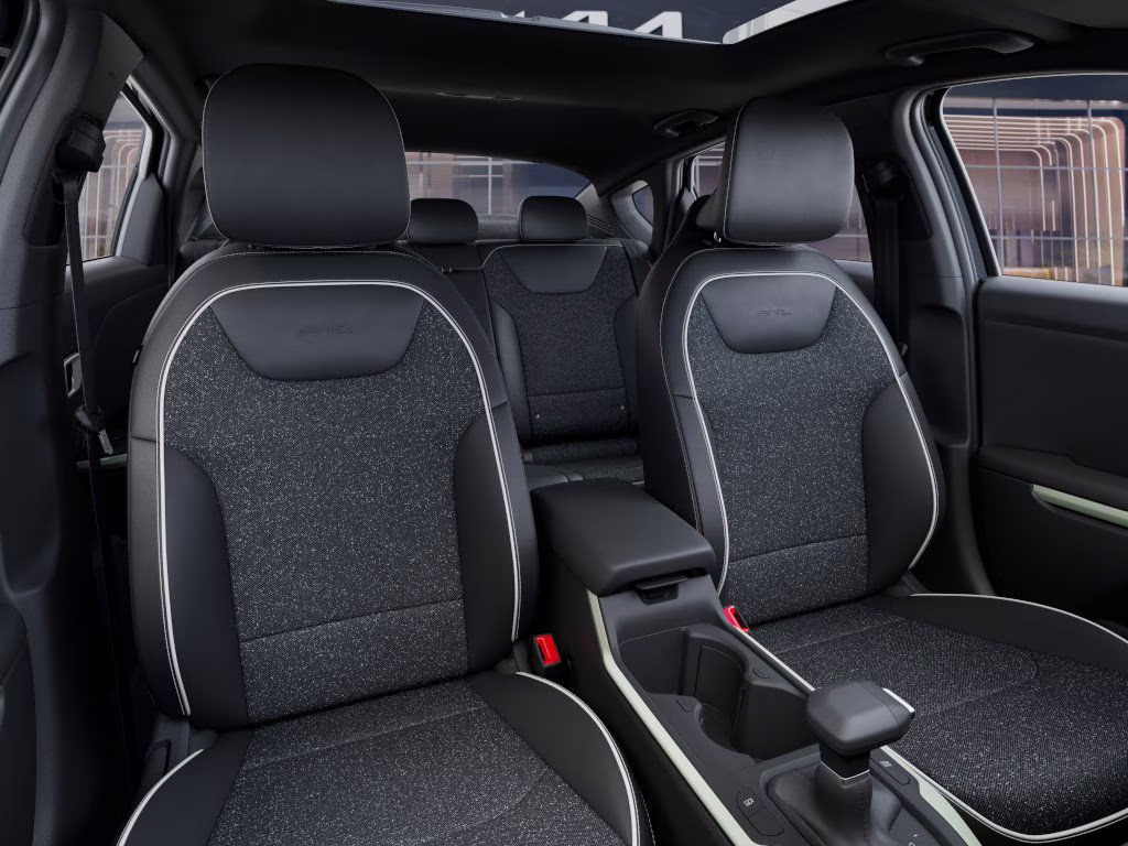 2025 Aurora Black Pearl Kia K4 GT-Line FWD Sedan