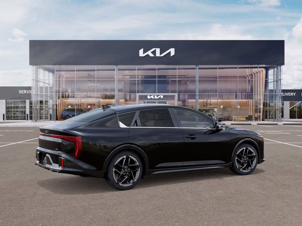2025 Aurora Black Pearl Kia K4 GT-Line FWD Sedan