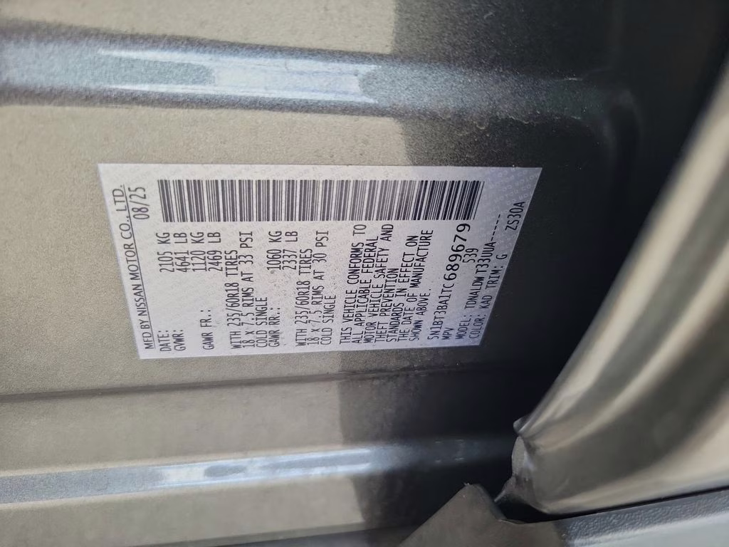 2026 Gun Metallic Nissan Rogue SV FWD SUV