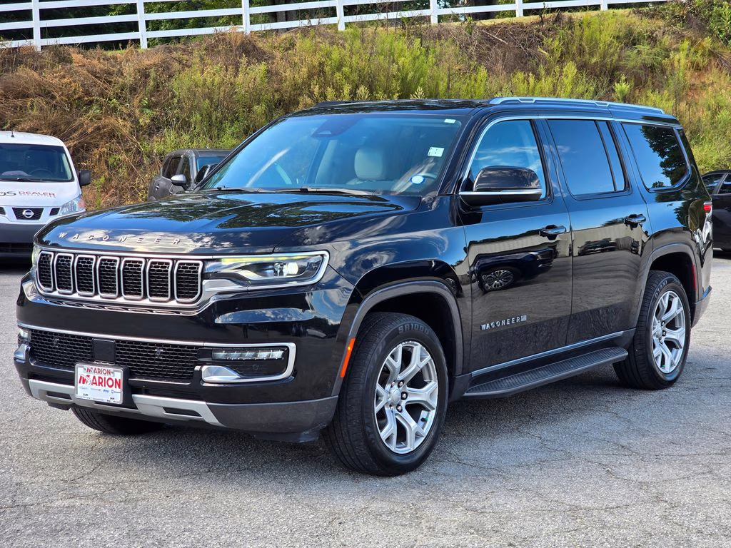 2022 Diamond Black Crystal Pearlcoat Jeep Wagoneer Series II 4X4 SUV