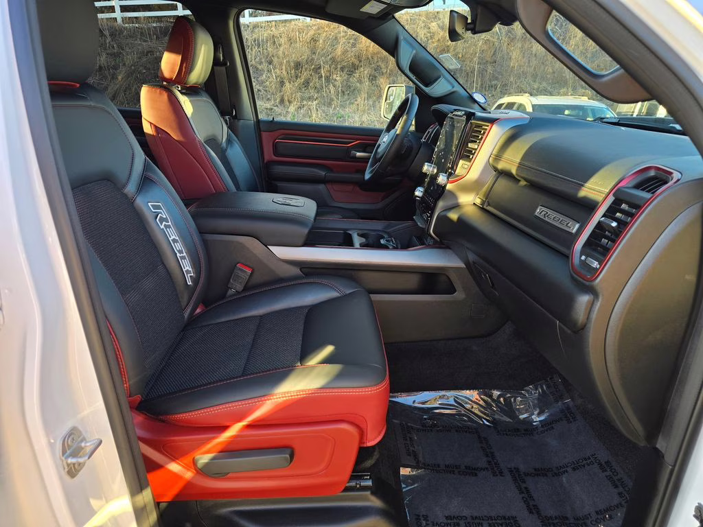 2025 Bright White Clearcoat Ram 1500 Rebel 4X4 Truck