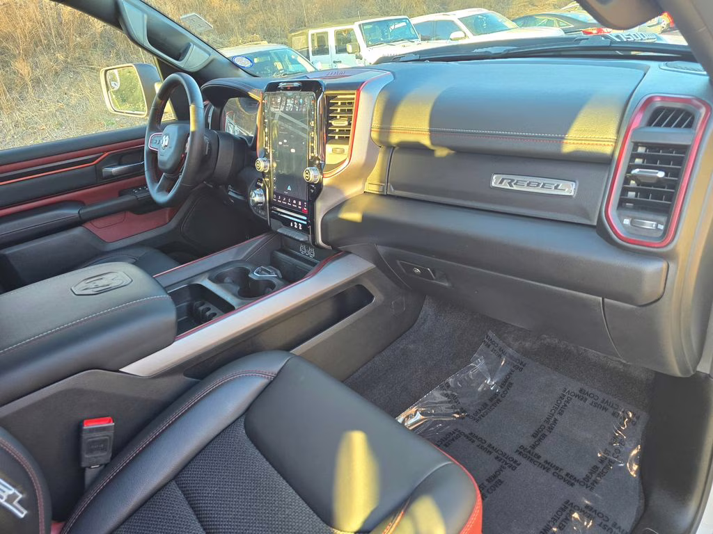 2025 Bright White Clearcoat Ram 1500 Rebel 4X4 Truck