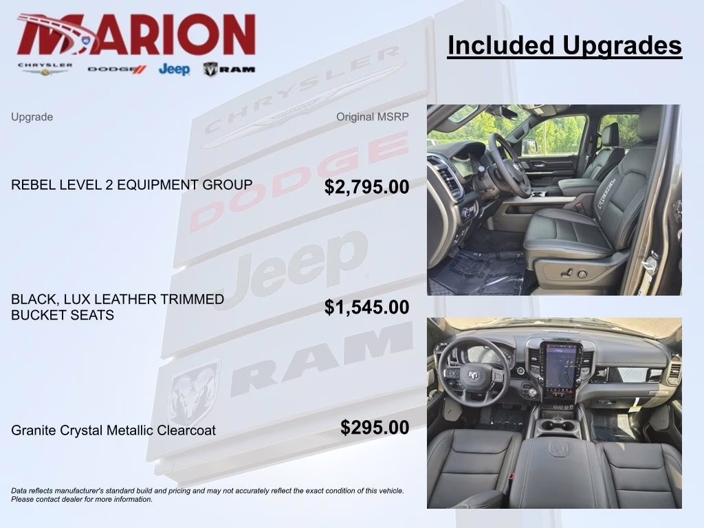 2026 Granite Crystal Metallic Clearcoat Ram 1500 Rebel 4X4 Truck