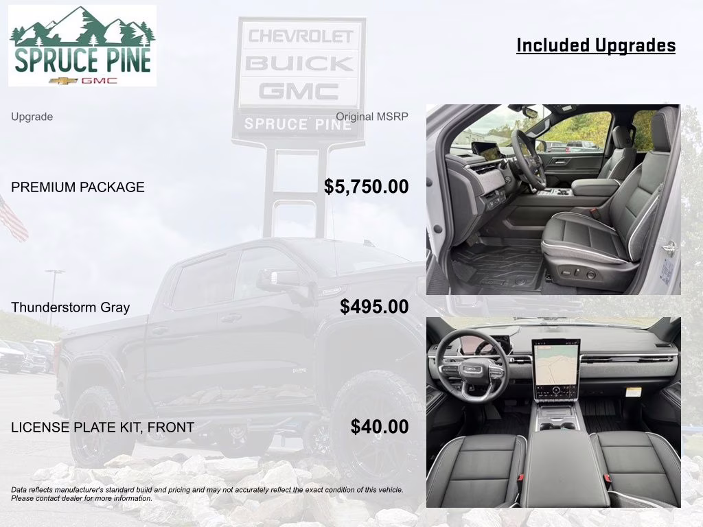 2026 Thunderstorm Gray GMC Sierra EV Elevation 4X4 Truck