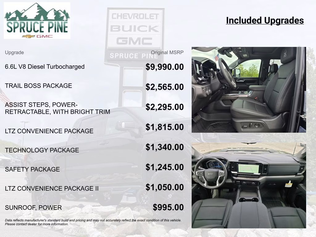 2025 Black Chevrolet Silverado 2500HD LTZ 4X4 Truck