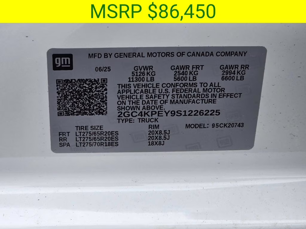 2025 Summit White Chevrolet Silverado 2500HD LTZ 4X4 Truck