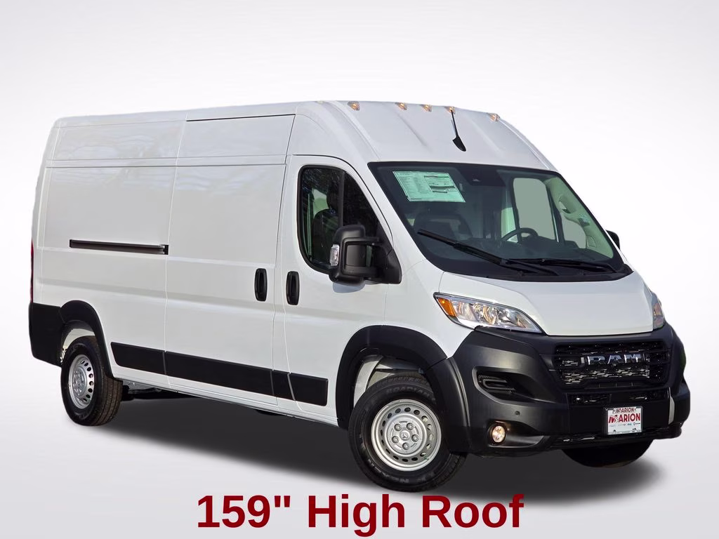 2026 Bright White Clearcoat Ram ProMaster 2500 High Roof FWD Van