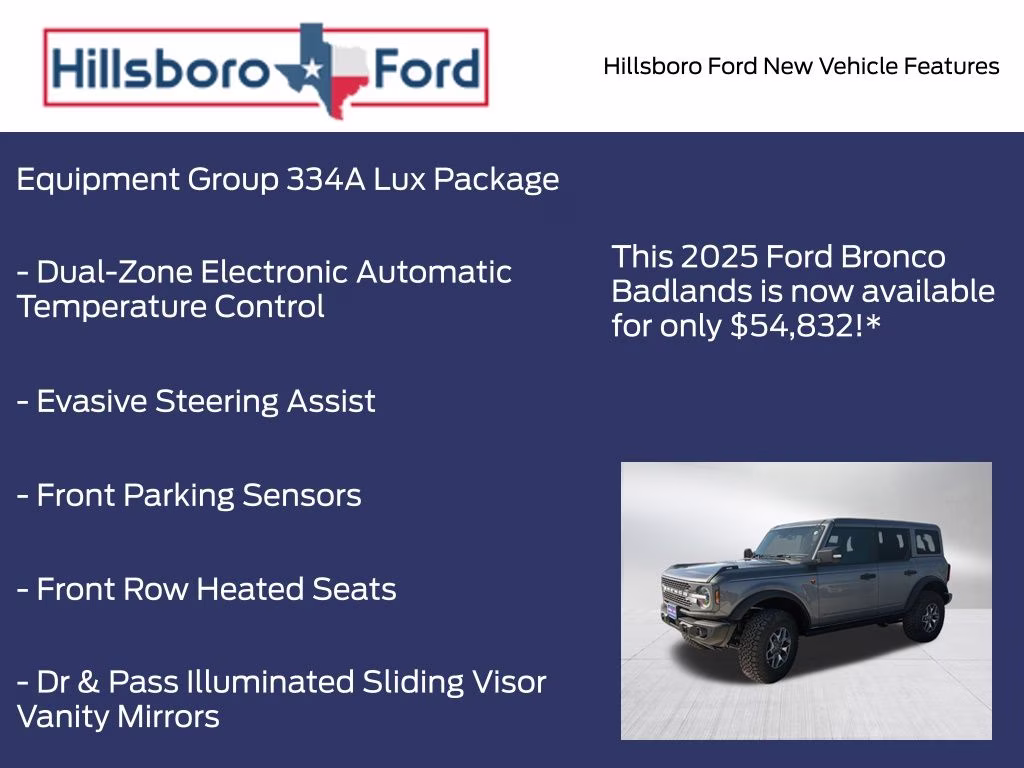 2025 Carbonized Gray Metallic Ford Bronco Badlands 4X4 SUV