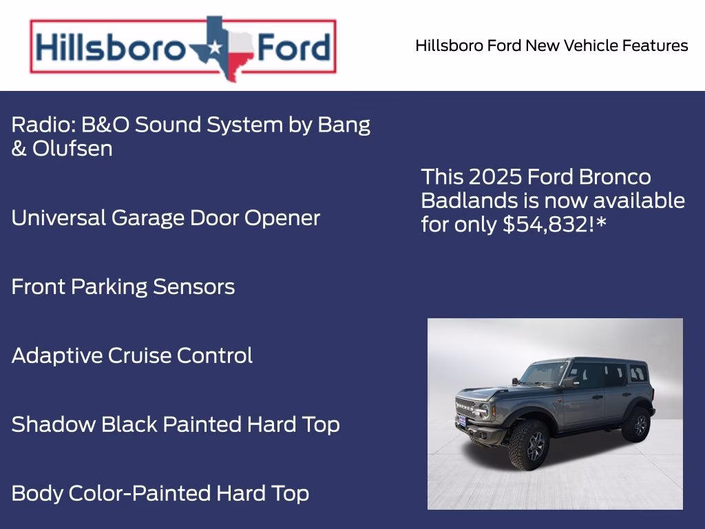 2025 Carbonized Gray Metallic Ford Bronco Badlands 4X4 SUV