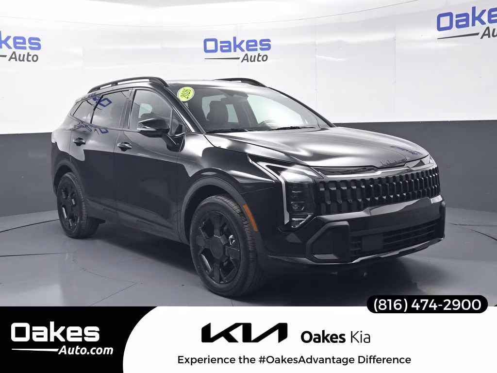 2026 Fusion Black Kia Sportage Hybrid X-Line AWD SUV