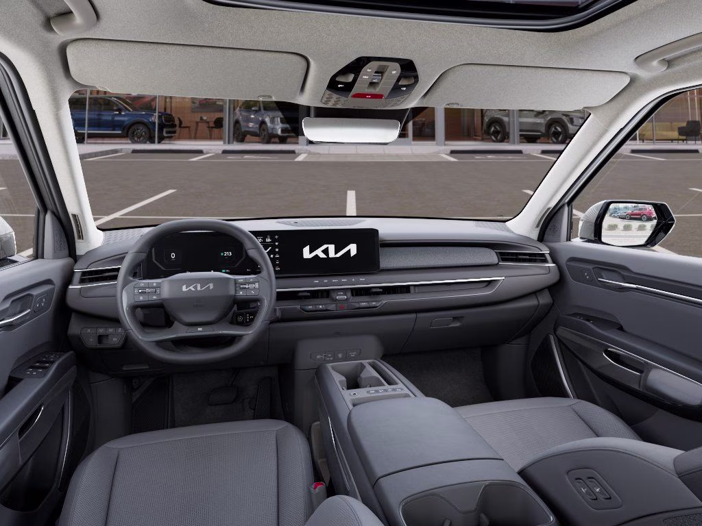 2026 Ivory Silver Kia EV9 Light Long Range RWD SUV
