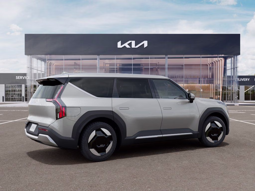 2026 Ivory Silver Kia EV9 Light Long Range RWD SUV