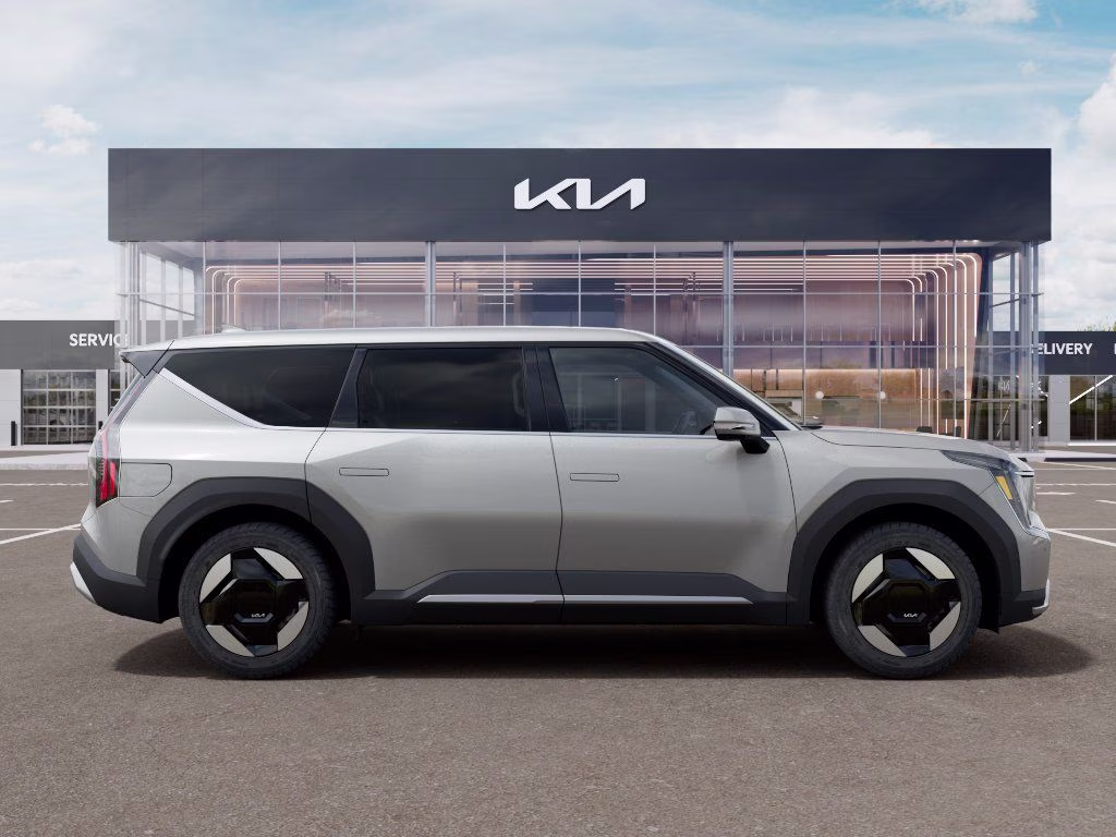 2026 Ivory Silver Kia EV9 Light Long Range RWD SUV