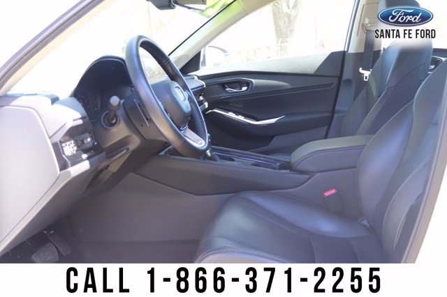 2024 White Honda Accord Hybrid Touring FWD Sedan