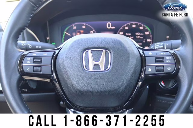 2024 White Honda Accord Hybrid Touring FWD Sedan