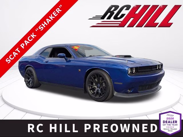 2018 Indigo Blue Dodge Challenger R/T RWD Coupe