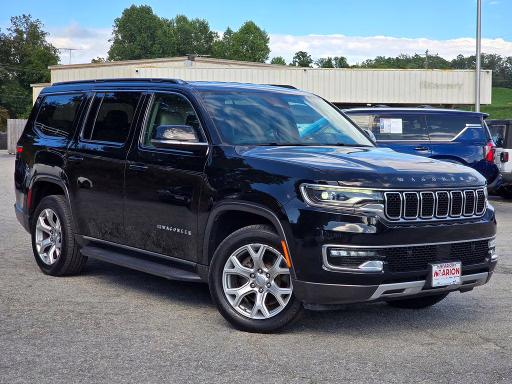 2022 Diamond Black Crystal Pearlcoat Jeep Wagoneer Series II 4X4 SUV