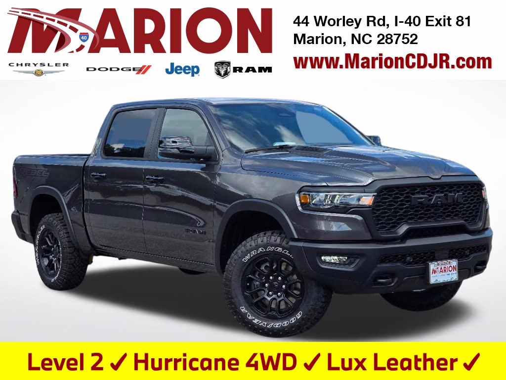 2026 Granite Crystal Metallic Clearcoat Ram 1500 Rebel 4X4 Truck