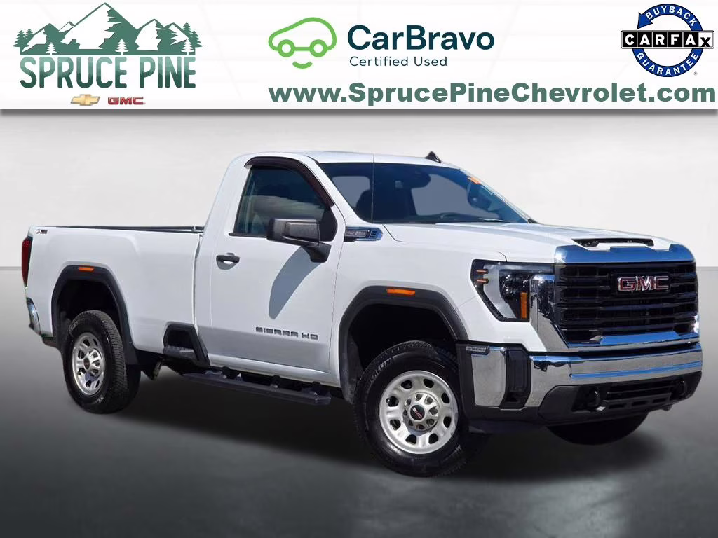 2024 Summit White GMC Sierra 2500HD Pro 4X4 Truck