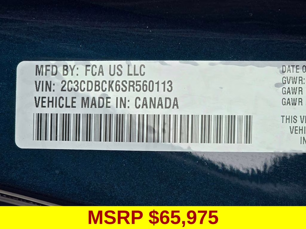 2025 After Dark Dodge Charger R/T AWD Coupe