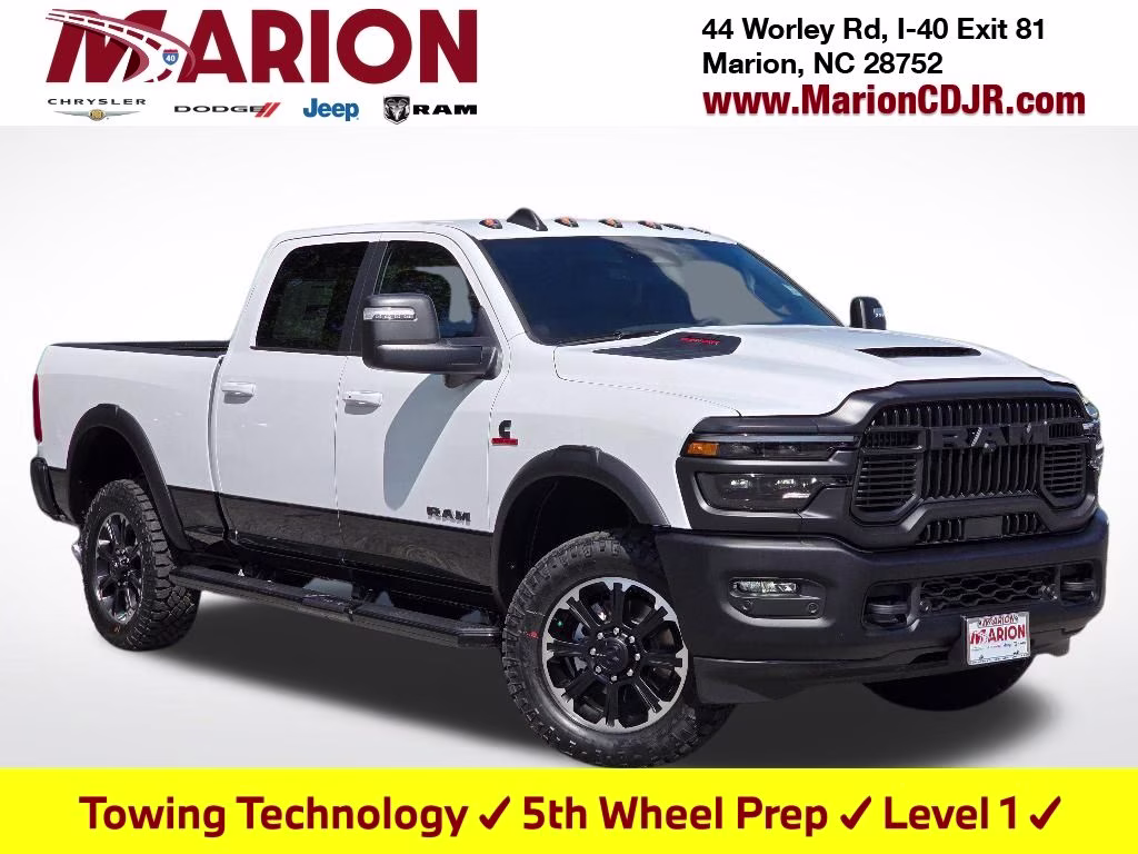 2026 Bright White Clearcoat Ram 2500 Rebel 4X4 Truck