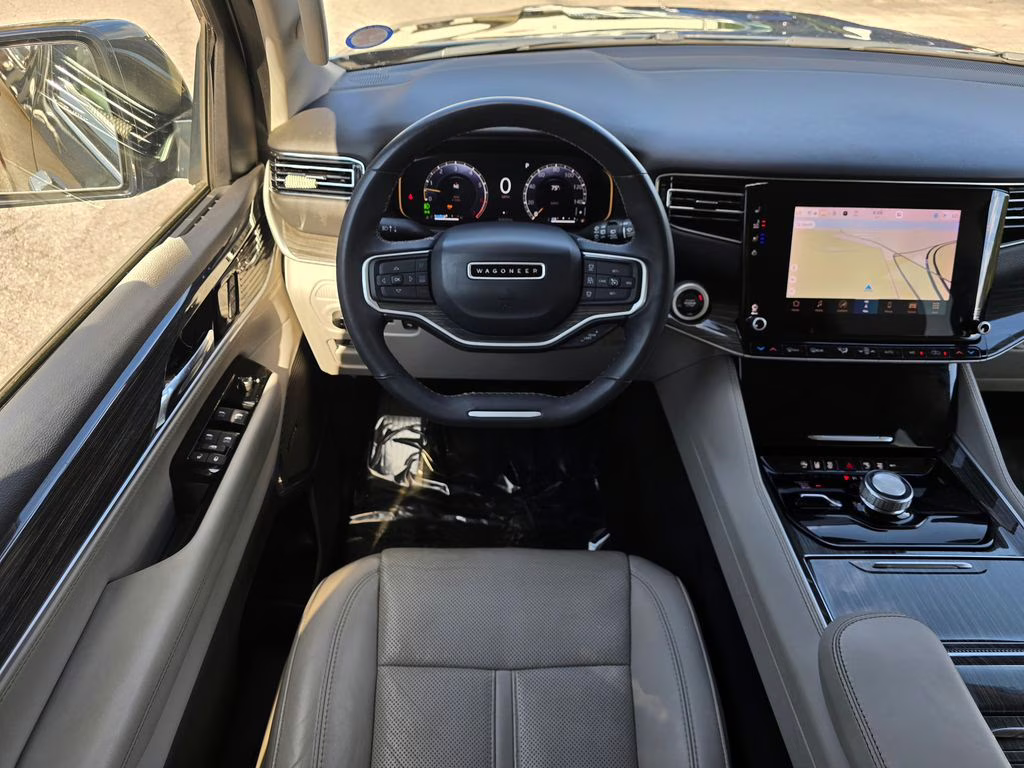 2022 Diamond Black Crystal Pearlcoat Jeep Wagoneer Series II 4X4 SUV