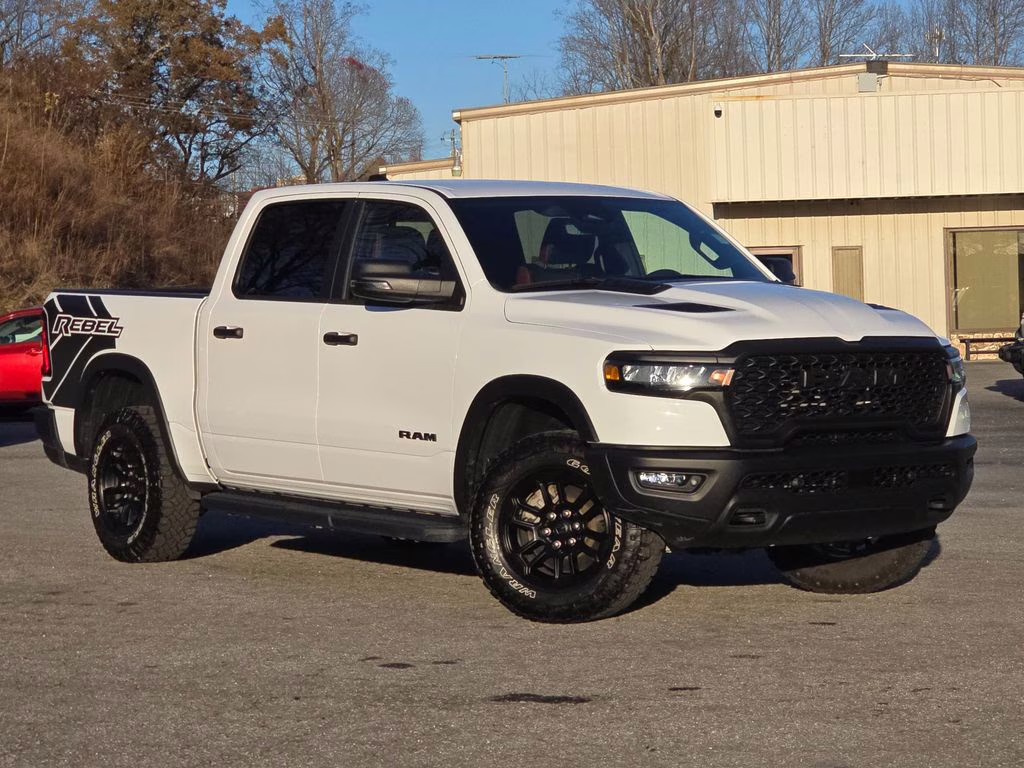 2025 Bright White Clearcoat Ram 1500 Rebel 4X4 Truck