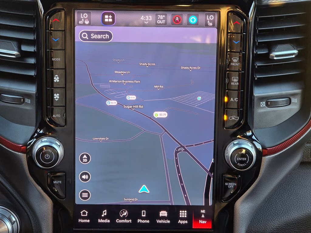 2025 Bright White Clearcoat Ram 1500 Rebel 4X4 Truck