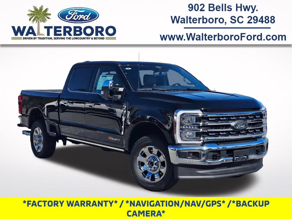 2026 Agate Black Metallic Ford Super Duty F-350 SRW Lariat 4X4 Truck