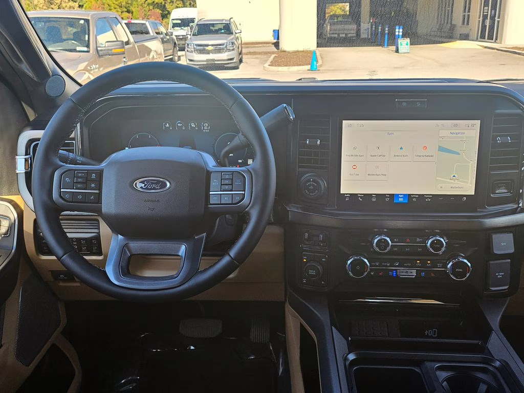 2026 Agate Black Metallic Ford Super Duty F-350 SRW Lariat 4X4 Truck