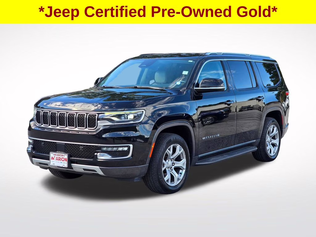 2022 Diamond Black Crystal Pearlcoat Jeep Wagoneer Series II 4X4 SUV