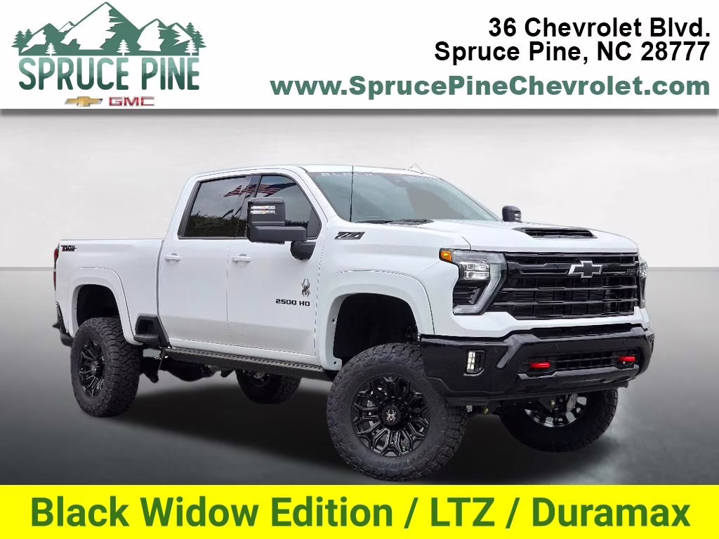 2025 Summit White Chevrolet Silverado 2500HD LTZ 4X4 Truck