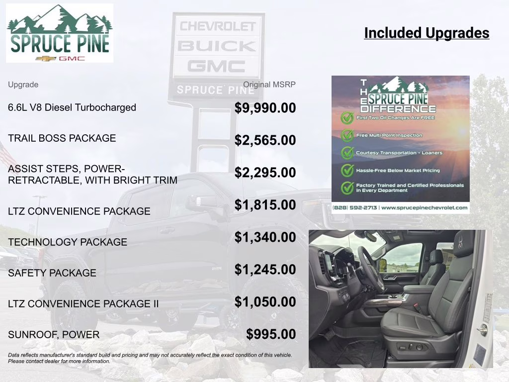 2025 Summit White Chevrolet Silverado 2500HD LTZ 4X4 Truck