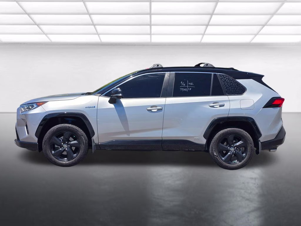 2021 Magnetic Gray Metallic/Midnight Black Metallic Toyota RAV4 Hybrid XSE AWD SUV