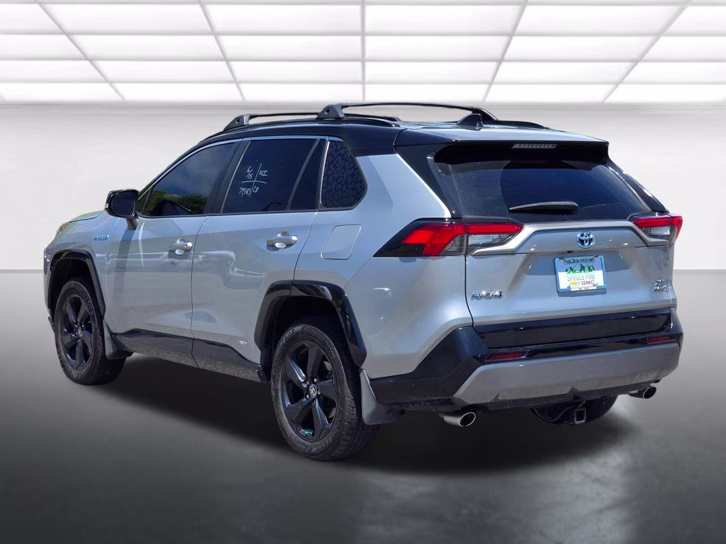 2021 Magnetic Gray Metallic/Midnight Black Metallic Toyota RAV4 Hybrid XSE AWD SUV