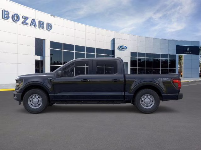 2024 Agate Black Metallic Ford F-150 XL 4X4 Truck